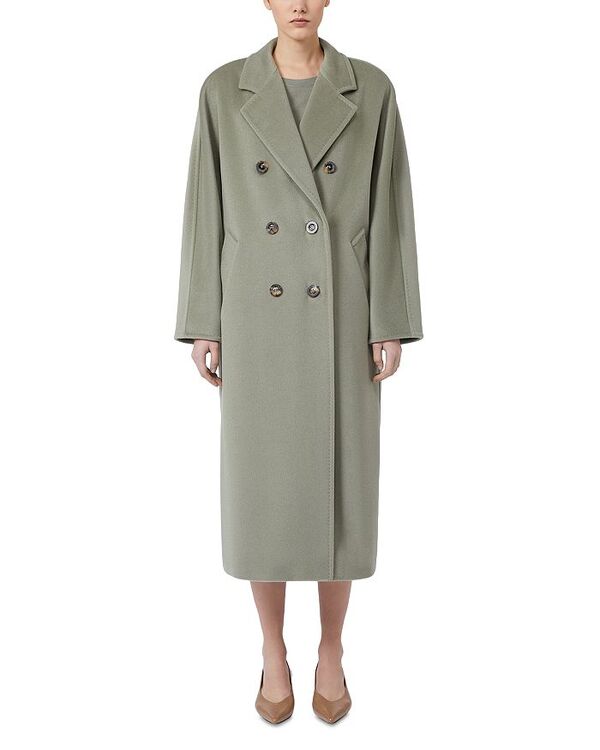マックスマーラ レディース アウター コート ウール Max Mara Madame Wool Cashmere Oversized Coat Sage Gre...