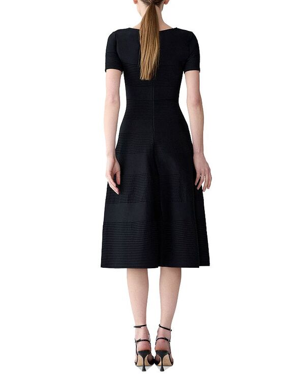 【送料無料】 キャロライナヘレラ レディース ワンピース トップス Embellished V Neck Flare Dress Black