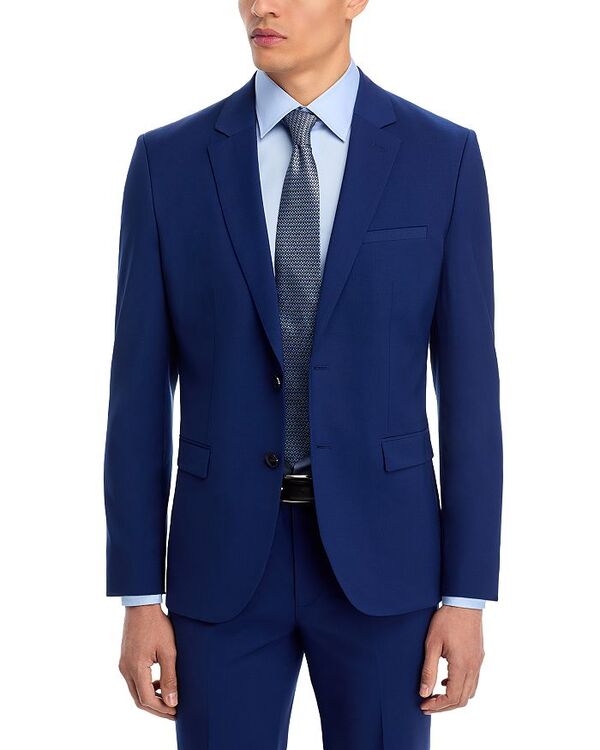 フューゴ レディース アウター ジャケット・ブルゾン スリムフィット ジャケット HUGO Extra Slim Fit Arti-X Stretch Suit Jacket Open Blue ブルー