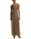 【送料無料】 スタウド レディース ワンピース トップス Cheyenne Off-the-Shoulder Dress Taupe