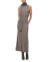 【送料無料】 スタウド レディース ワンピース トップス Canal Merino Wool Midi Dress Truffle