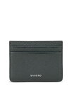 【送料無料】 サンドロ レディース 財布 アクセサリー Saffiano Leather Card Case Steel