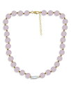 【送料無料】 アクア レディース ネックレス・チョーカー・ペンダントトップ アクセサリー Beads & Cultured Freshwater Pearl Necklace 16" - Exclusive Pink