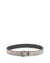 【送料無料】 カートジェイガーロンドン レディース ベルト アクセサリー Women's Snake Embossed Leather Belt Gray Multi