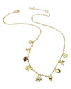 【送料無料】 アクア レディース ネックレス・チョーカー・ペンダントトップ アクセサリー Delicate Charm Necklace 17"-19" - Exclusive Gold