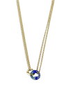 【送料無料】 アクア レディース ネックレス・チョーカー・ペンダントトップ アクセサリー Hard & Soft Chain Link Necklace 16"-19"- Exclusive Blue/Gold