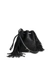 【送料無料】 メイドウェル レディース ハンドバッグ バッグ The Drawstring Suede Crossbody Bucket Bag True Black