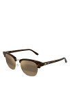 【送料無料】 マウイジム レディース サングラス・アイウェア アクセサリー Holomua Rectangle Sunglasses 52mm Shiny Dark Brown