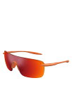 【送料無料】 マウイジム レディース サングラス・アイウェア アクセサリー Palulu Shield Sunglasses 99mm Metal Matte Orange
