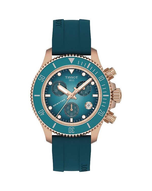 ティソット レディース アクセサリー 腕時計 Tissot Seastar 1000 Chronograph 38mm Blue/Blue ブルー