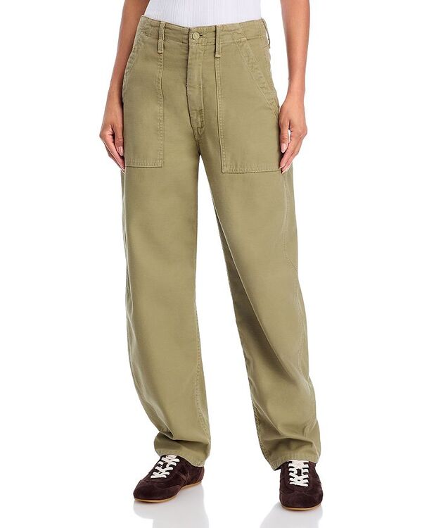 マザー レディース ボトムス デニムパンツ ジーンズ MOTHER The Fangirl Fatigue Flood Jeans in Sir Y..