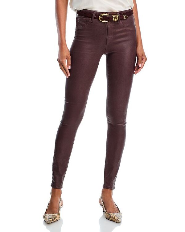 ラジャンス レディース ボトムス デニムパンツ コート ジーンズ L'AGENCE Marguerite High Rise Coated Skinny Jea...