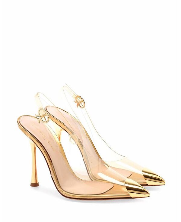 【送料無料】 ジャンヴィト ロッシ レディース パンプス シューズ Women's Diana Slingback Pumps Gold Tpuのサムネイル