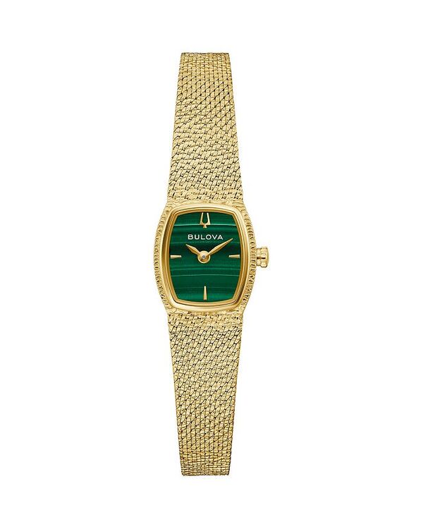 ֥ ǥ ꡼ ӻ Bulova Classic Goddess of Time Watch 21.5mm x 17mmm Green/Gold ꡼