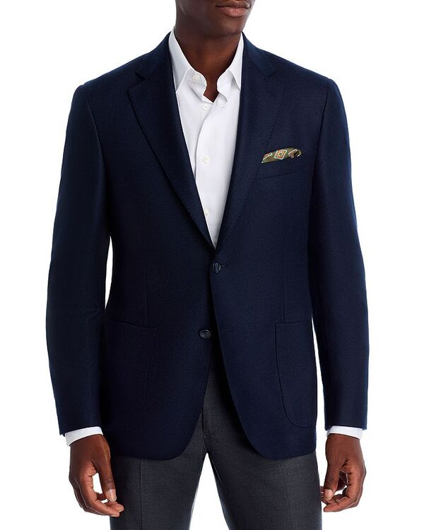 ヴィンス レディース アウター ジャケット・ブルゾン スリムフィット コート Vince Cashmere Twill Unstructured Slim Fit Sport Coat Navy ネイビー(4)