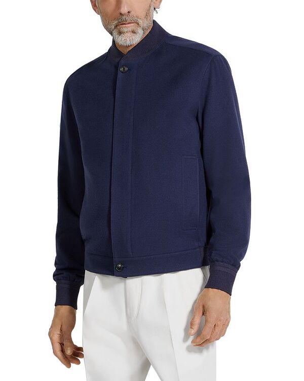 ゼニア レディース アウター ジャケット・ブルゾン ジャケット ZEGNA Oasi Cashmere Elements Bomber Jacket Ink B...