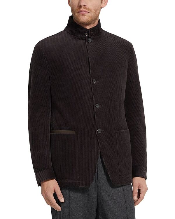 ˥ ǥ  㥱åȡ֥륾 㥱å ZEGNA Cashco Il Conte Jacket Dark Brown ֥饦