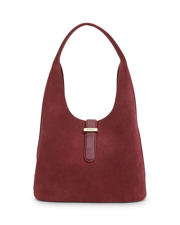 シムカイ レディース バッグ ハンドバッグ スエード SIMKHAI Khai Suede Top Handle Bag Cranberry