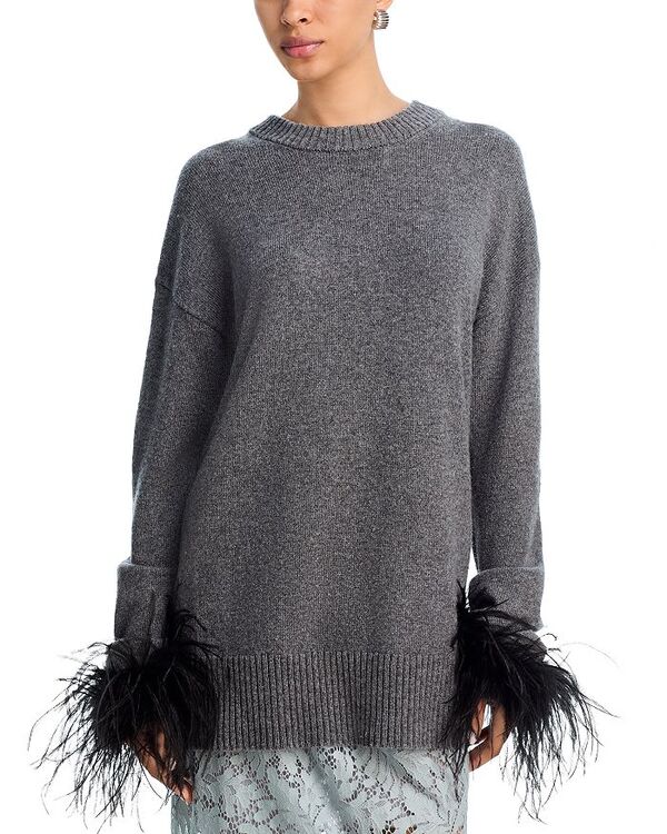 エーエルシー レディース アウター ニット・セーター セーター A.L.C. Wilda Sweater Medium Heather Grey グレー