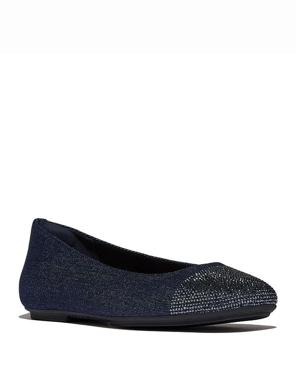 フィットフロップ レディース シューズ パンプス FitFlop Women's Delicato Embellished Flats Dark Denim デニム