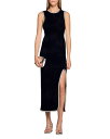 サンドロ レディース トップス ワンピース ベルベット Sandro Guoda Embellished Velvet Dress Black ブラック