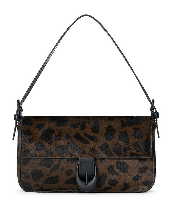 スタウド レディース バッグ プリント STAUD Harlow Leopard Print Calf Hair Shoulder Bag Leopard ア..