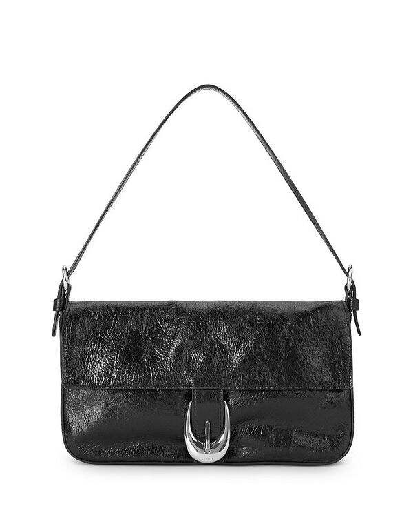 スタウド レディース バッグ レザー STAUD Harlow Leather Shoulder Bag Black Leather ブラック