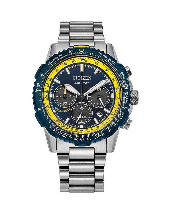 シチズン レディース アクセサリー 腕時計 Citizen Eco-Drive Blue Angels Promaster Air Navihawk Chronograph, 40mmulti/Silver シルバー