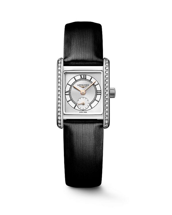 Other - ロンジン レディース アクセサリー 腕時計 ミニ Longines Exclusive Mini DolceVita Watch, 22mm x 29mm - Exclusive Silver/Black ブラック