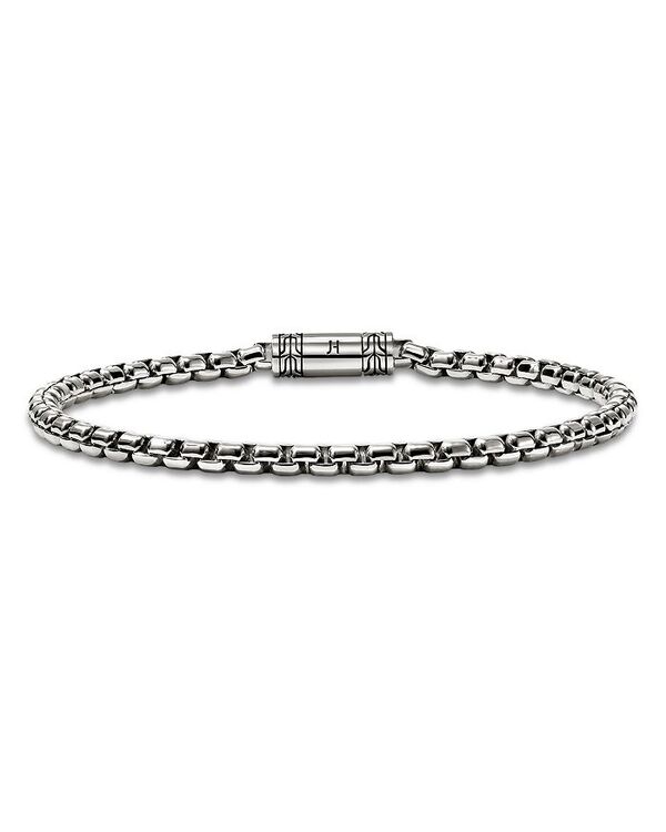 ジョン・ハーディー レディース アクセサリー ブレスレット・バングル・アンクレット JOHN HARDY Sterling Silver Box Chain Bracelet Silver シルバー