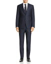 カナーリ メンズ ジャケット・ブルゾン アウター Capri Mlange Twill Solid Slim Fit Suit Navy