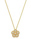 ロバートコイン レディース ネックレス・チョーカー アクセサリー 18K Yellow Gold Daisy Diamond Pendant Necklace ...