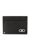 サルヴァトーレ フェラガモ メンズ 財布 アクセサリー Revival Leather ID Window Card Case Black
