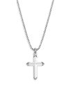 WEn[fB[ Y lbNXE`[J[ ANZT[ Sterling Silver Classic Chain Cross Pendant Necklace 26 Silver