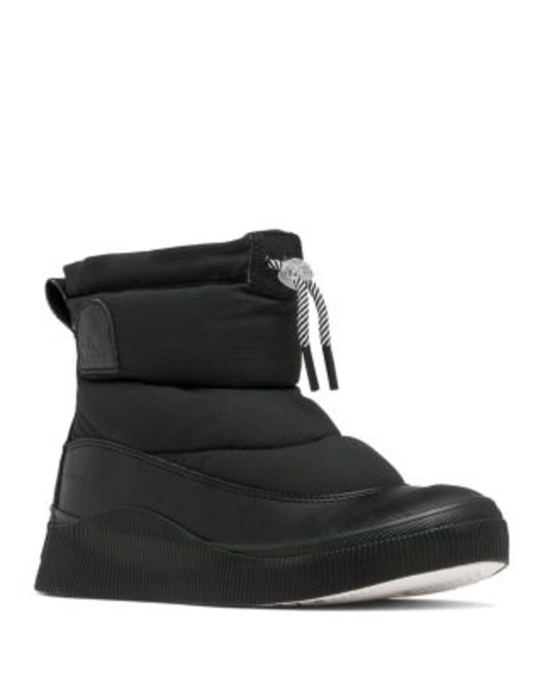 ソレル レディース シューズ ブーツ・レインブーツ アンクル フリース Sorel Women's Out N About IV Puffy Microfleece Lined Ankle Boots Black/Chalk チョーク