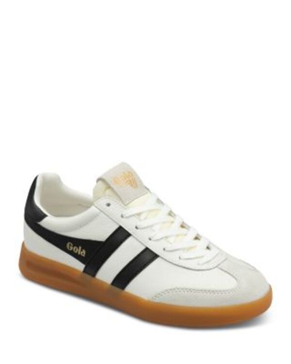 ゴラ レディース シューズ スニーカー レザー Gola Women's Cyclone Leather Sneakers White/Black ホワイト