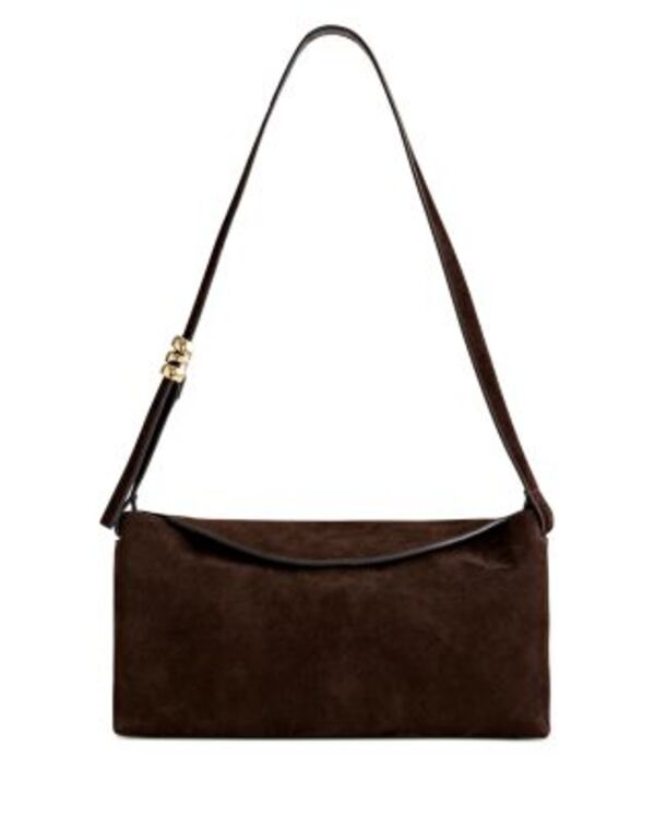 メイドウェル レディース バッグ スエード Madewell Date Night Suede Shoulder Bag Dark Carob