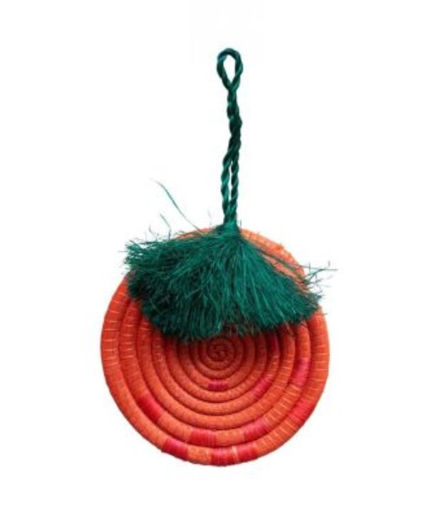 インデゴアフリカ レディース バッグ Indego Africa Fruit Slices Bag Charms Orange オレンジ