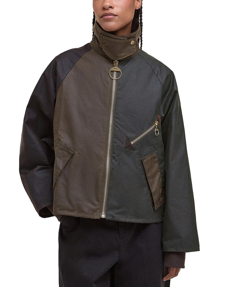 バブアー レディース アウター ジャケット・ブルゾン Barbour Arlene Waxed Jacket Beech/Ancientartan