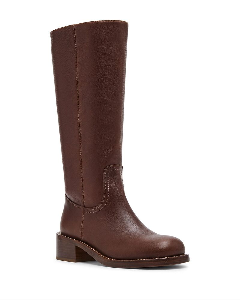 スティーブ マデン レディース シューズ ブーツ・レインブーツ トール STEVE MADDEN Women's Riggs Tall Boots Rust Leather ラスト