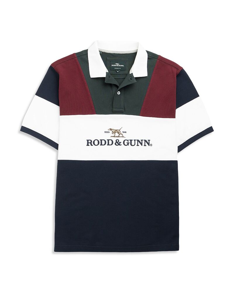 ロッドアンドグン メンズ トップス ポロシャツ Rodd & Gunn Heathridge Color Blocked Polo Eclipse