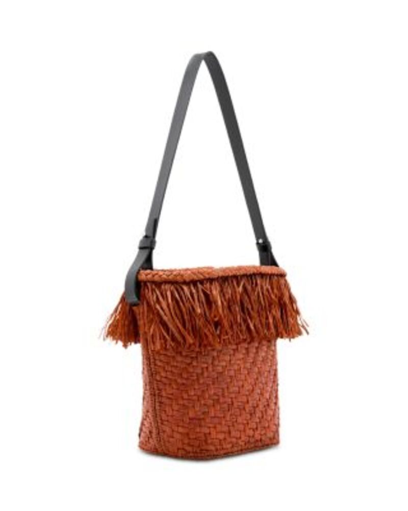 Other - プロエンザショラー レディース バッグ フリンジ Proenza Schouler Small Fringed Raffia Bucket Bag Rust ラスト
