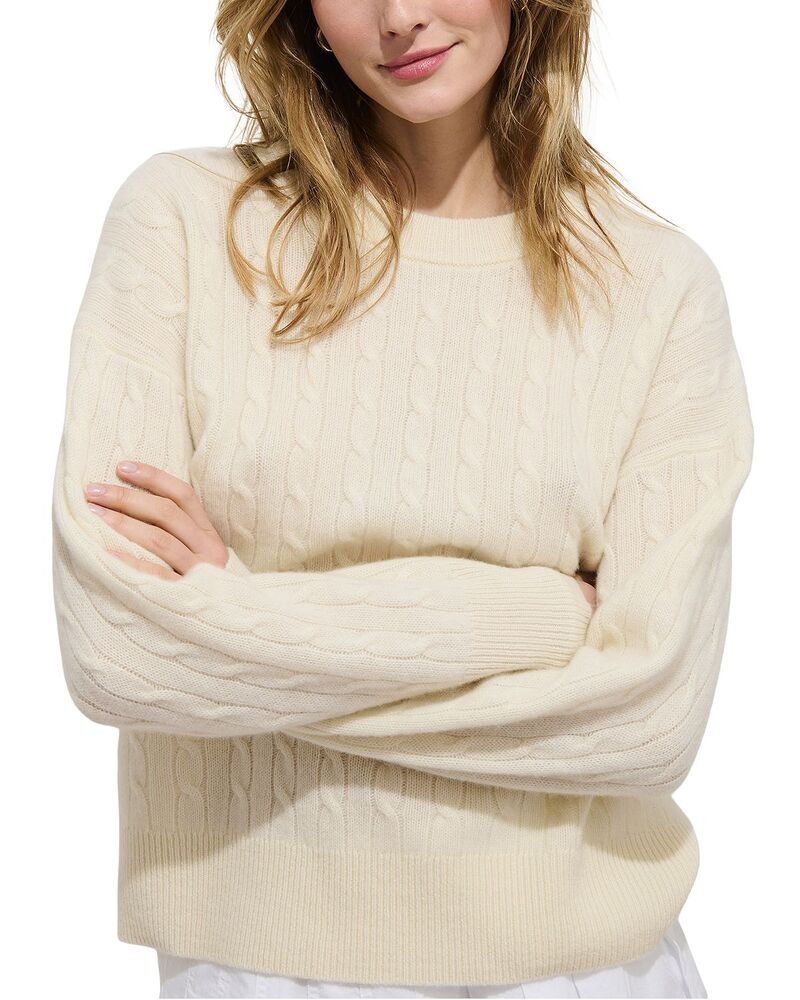 アレックスミル レディース アウター ニット・セーター Alex Mill Charlie Cashmere Cable Knit Sweater Cloud