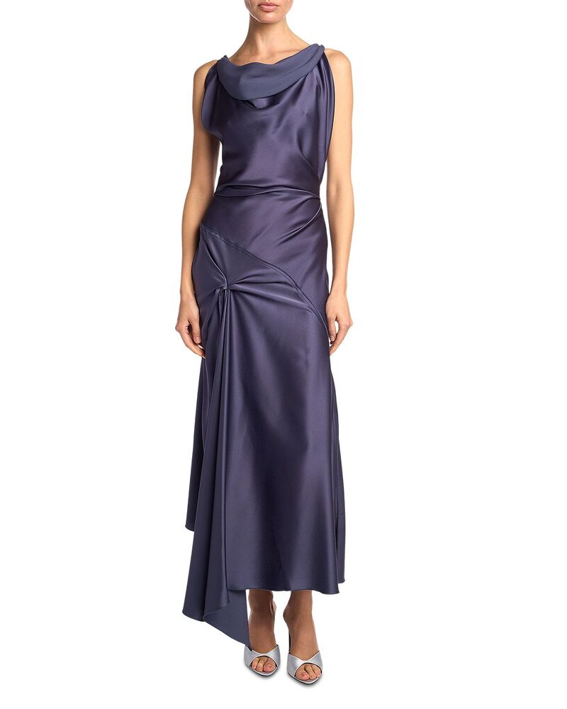ヴィクトリア ベッカム レディース トップス ワンピース ミディ Victoria Beckham Posy Midi Dress Eclipse