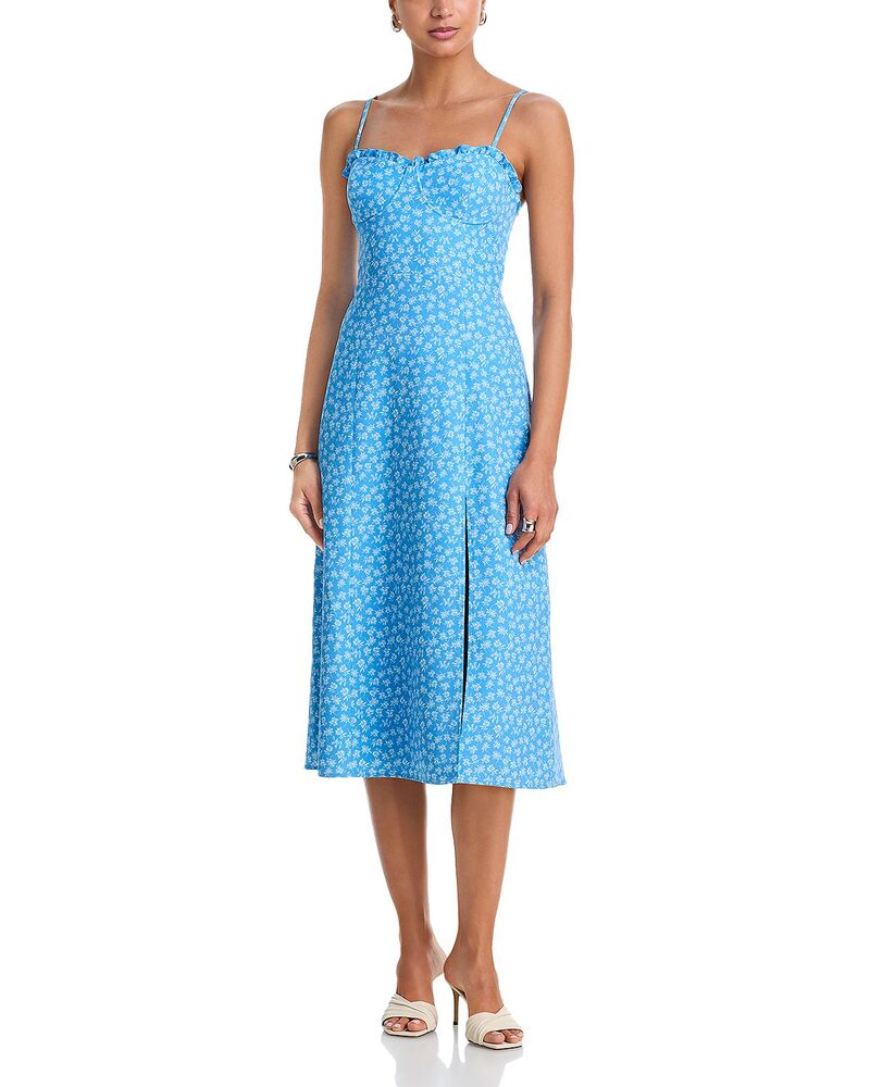 フレンチコネクション レディース トップス ワンピース ミディ FRENCH CONNECTION Stacey Echo Midi Dress Poolside Blue ブルー