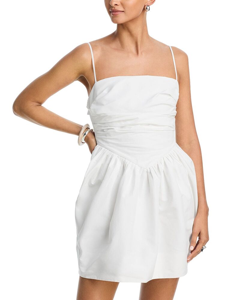エーエルシー レディース トップス ワンピース ミニ A.L.C. Cate Mini Dress Bone China