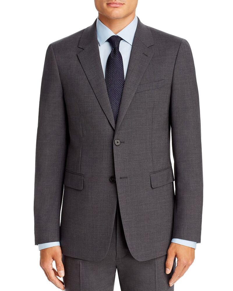 セオリー メンズ アウター ジャケット ブルゾン スリムフィット Theory Chambers New Tailor Slim Fit Suit Jacket Medium Charcoal チャコール