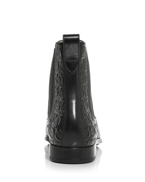 サルヴァトーレ フェラガモ メンズ ブーツ・レインブーツ シューズ Men's Nathan Chelsea Boots Nero