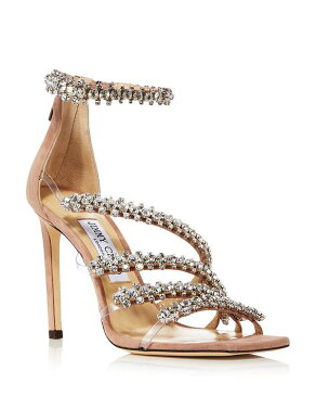 ジミーチュー レディース サンダル シューズ Women's Josefine 100 Crystal High Heel Sandals Ball Pink