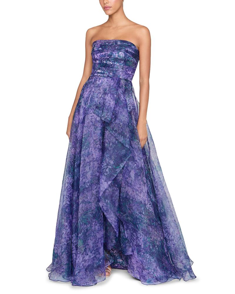 セイア レディース トップス ワンピーストラップレス Theia Fahreta Strapless Gown Botanic Tw